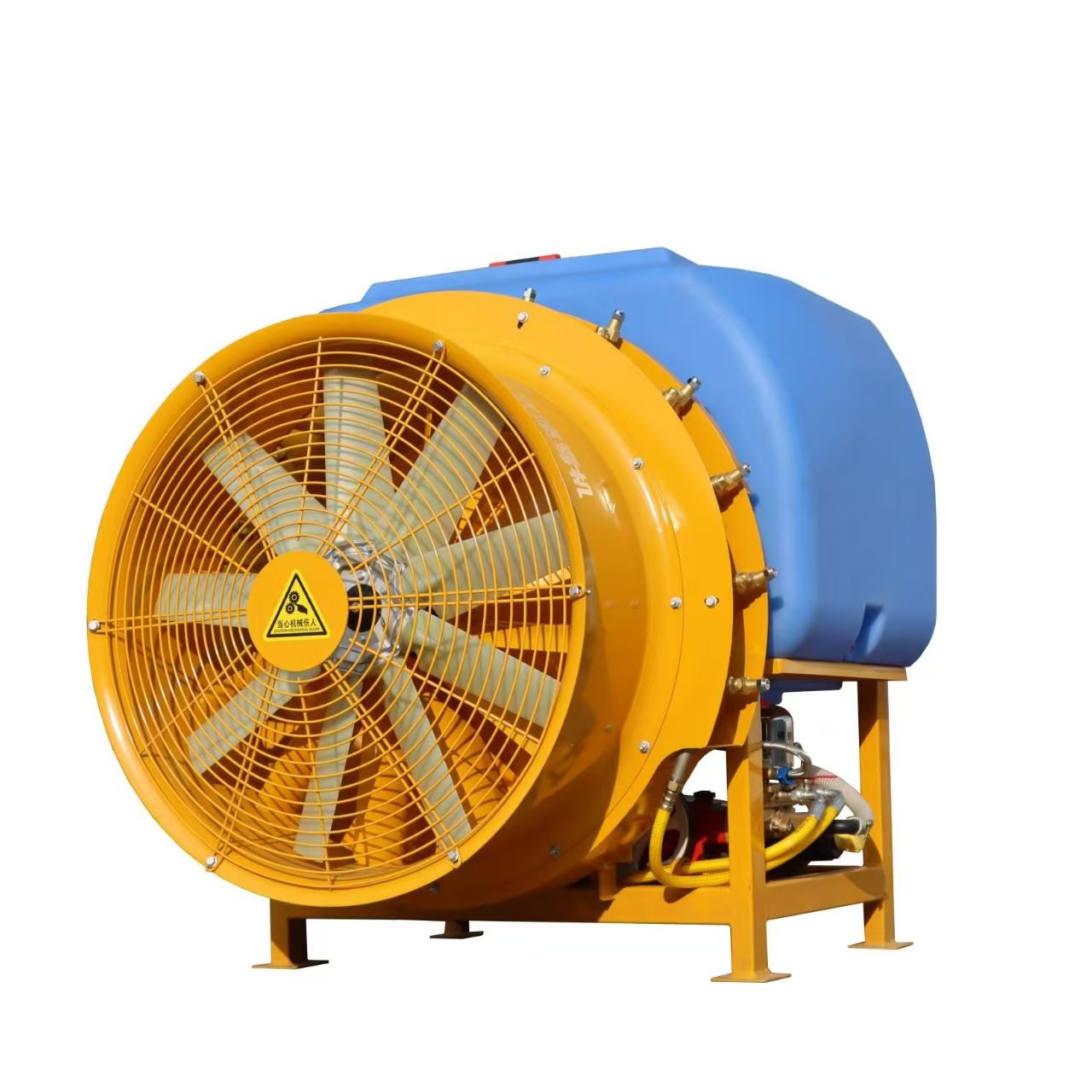 オーチャードブドウ園用取り付け型エアブラスト噴霧器